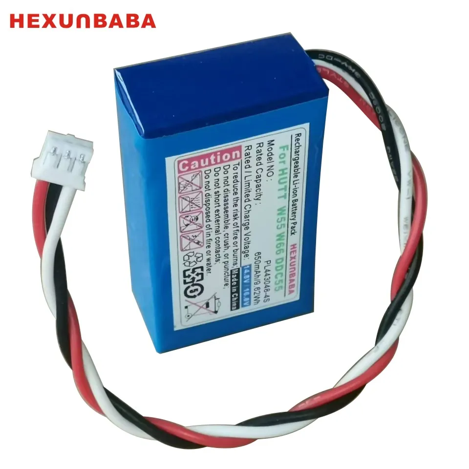 443048 -4S 14.8V 650mAh بطارية ليثيوم أيون لروبوت تنظيف النوافذ PL 443048 -4S HUTT W55 W66 DDC55 DDC51 DDC5 C6 أتترري G104