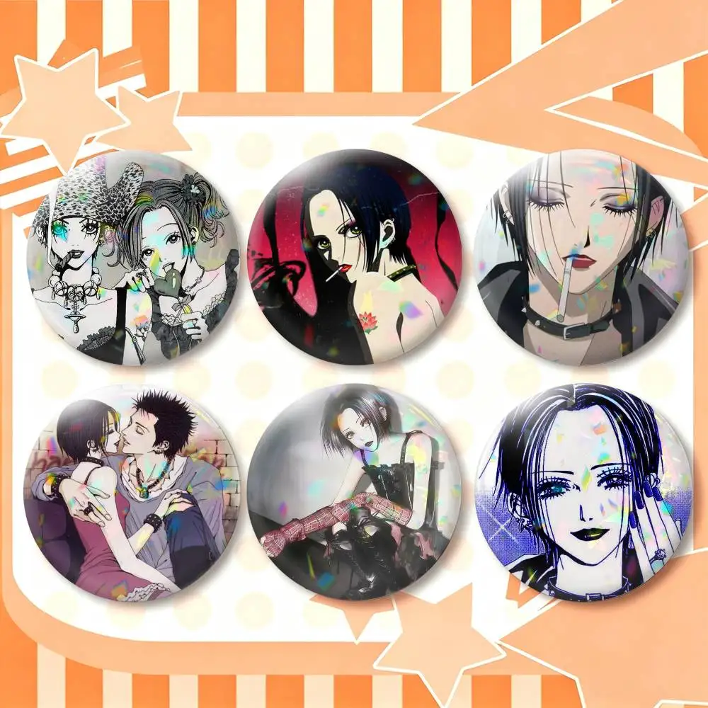 Anime Cool Nana O-Osaki  25mm 32mm 44mm 58mm 75mm Brooches Badges Pins for Accessories Gift