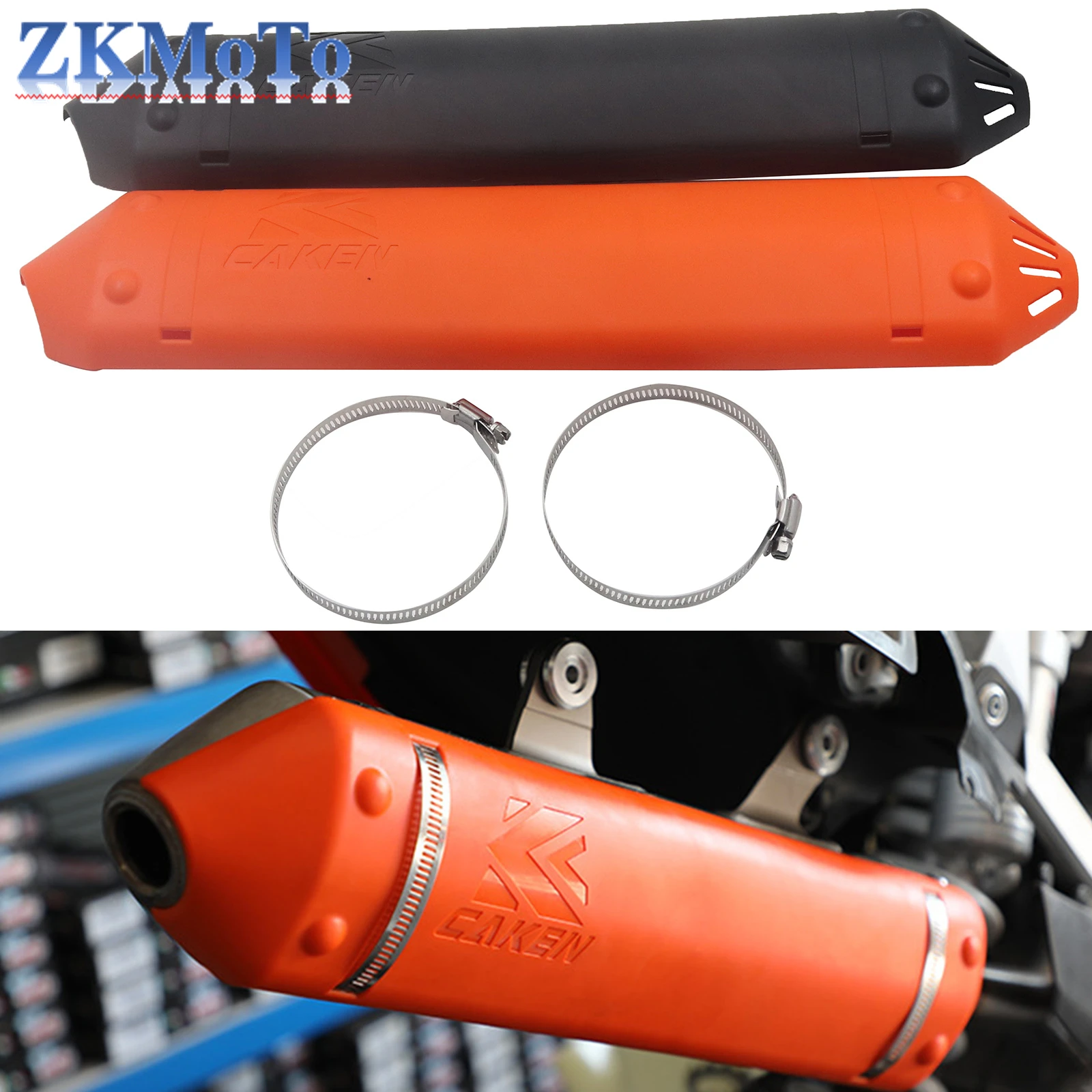 Motorcycle Exhaust Tail Section Protective Cover For KTM EXC XC XCW 250 300 TPI Husqvarna TE 2020 2021 2022 Modified Accessorie