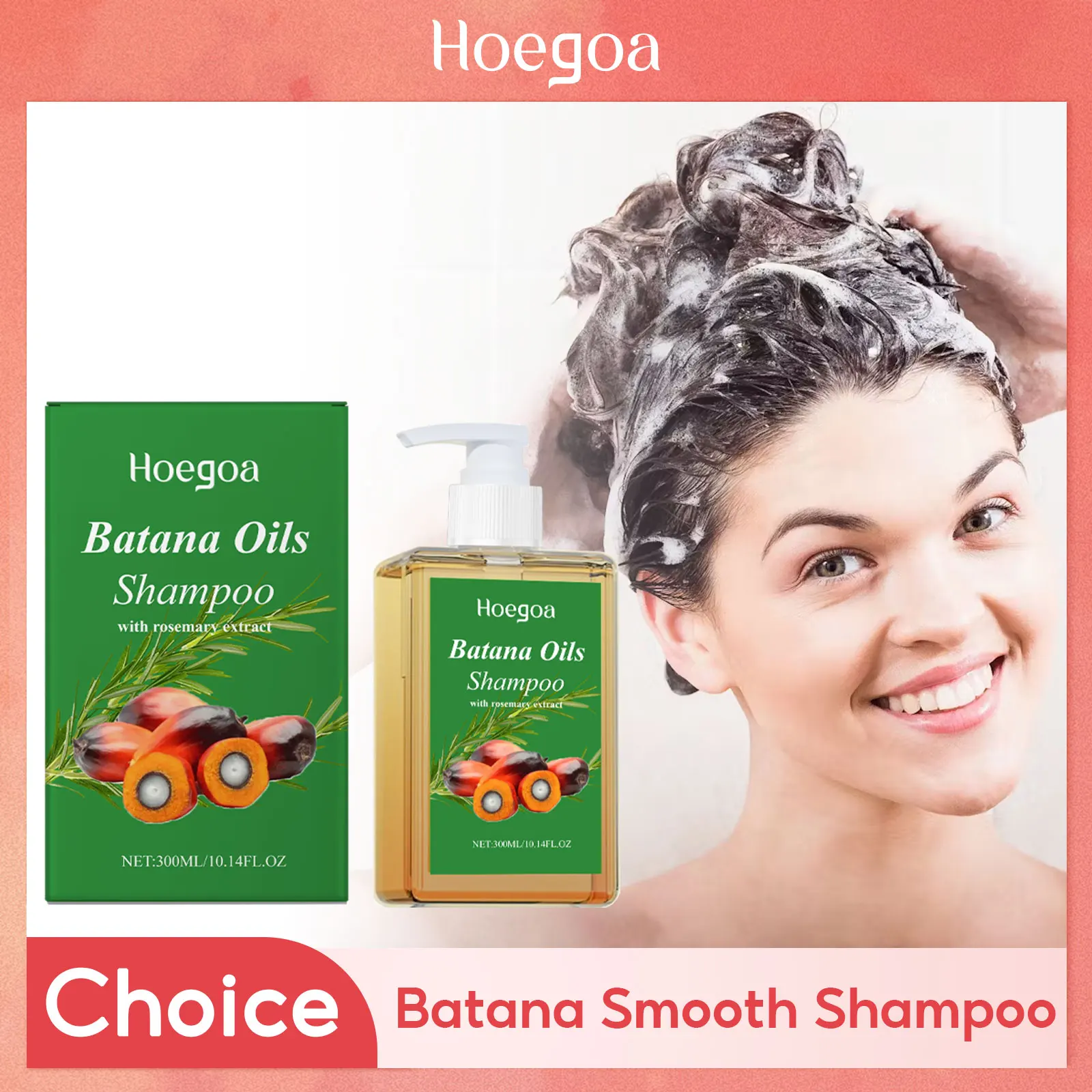 

Batana Hair Growth Shampoo Anti Loss Restore Damaged Split Hair Nourishing Oil Control Deep Cleansing Hair Regenerating Shampoo