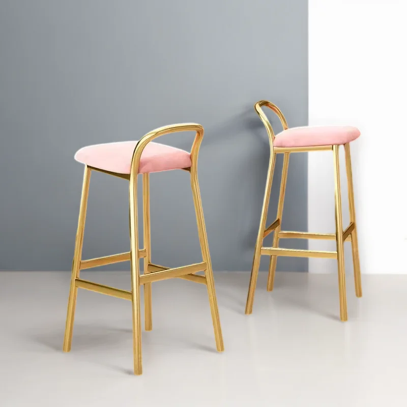 

High Kitchen Stools Bar Modern Design Chairs Height Chair Home Outdoor Nordic Breakfast Manicure Make Up Cadeira Designer Cafe