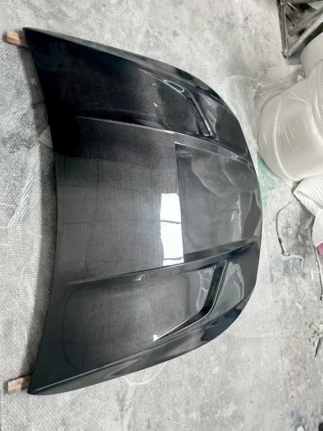 غطاء محرك السيارة من ألياف الكربون W213 E63S E63 لسيارة Mercedes E-Class W213 2016-2024 #3