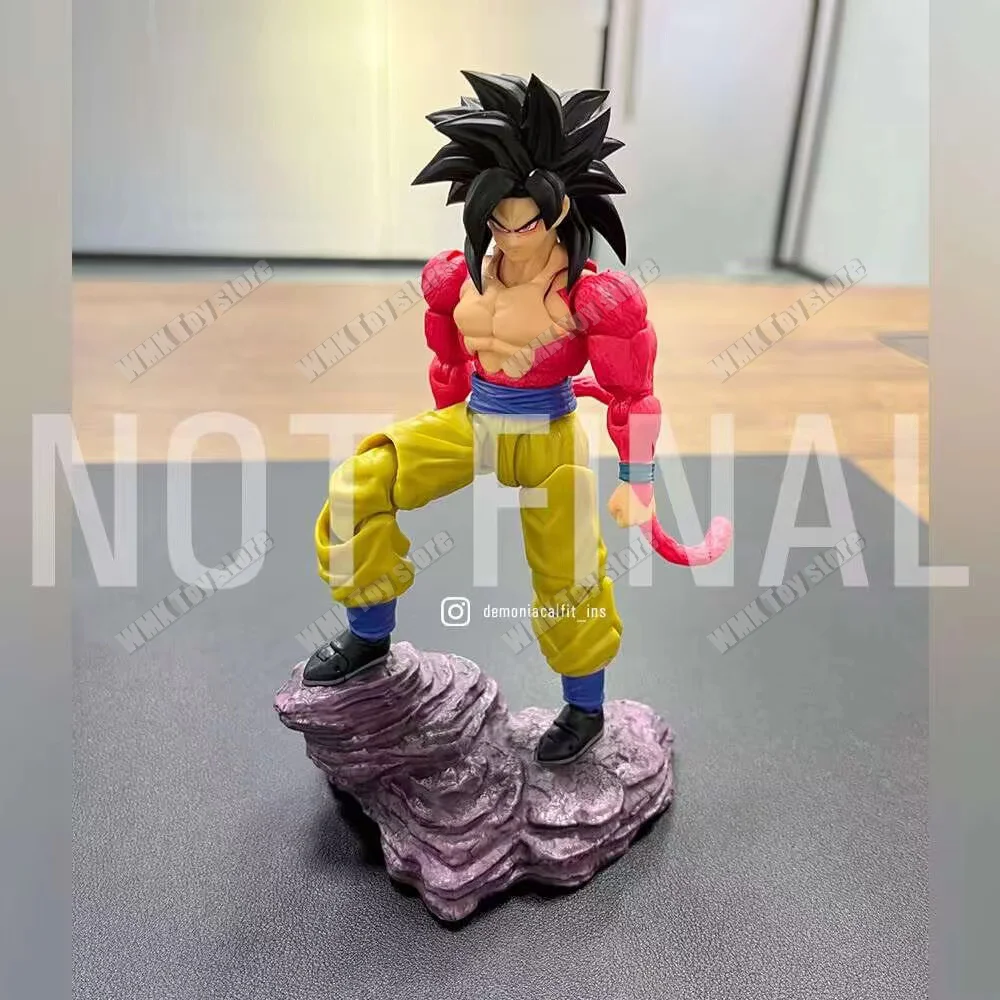 Pre-order Dragon Ball Demoniacal Fit SHF Super Saiyan 4SSJ4 Son Goku Figuur Ongetemde Power Anime Actiefiguren model Speelgoed