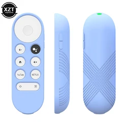 Non-slip Soft Silicone Case For Chromecast Remote Control Protective Cover Shell for Google TV 2020 Voice Remote Control