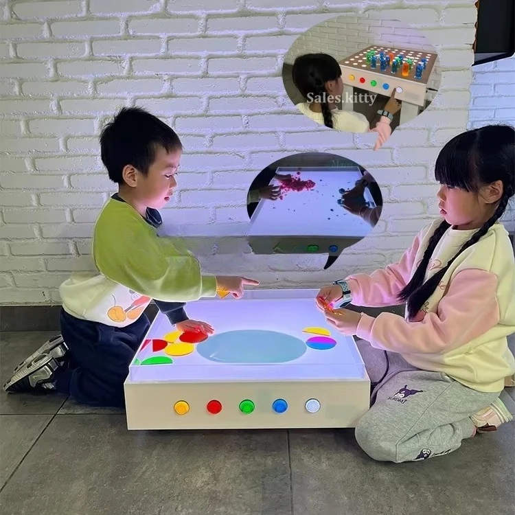 multi-sensory room LED color-changing sensory games, learning sensory toys, luminous LED puzzle boards,, suitable for children