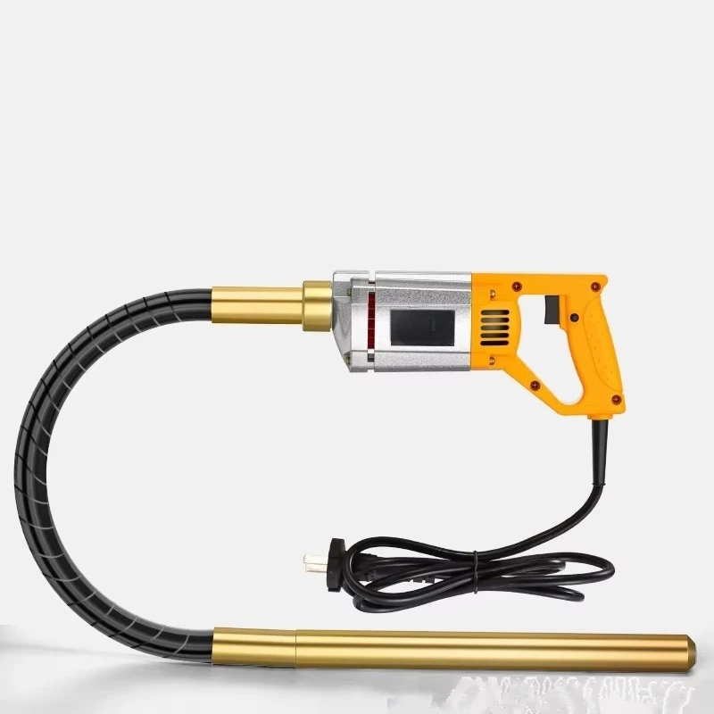 Portable 220V 900 Watt Electric Concrete Vibrator Internal Thread Coupling Pump Motor Building Surface Core Component