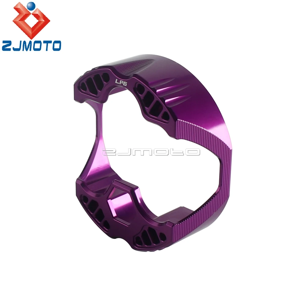 For Harley Dyna Softail Fat Boy FXFB FXFBS Street Bob Baja Designs LP6 Pro LED Auxiliary Light Headlight Shell Replacement Cover view 4