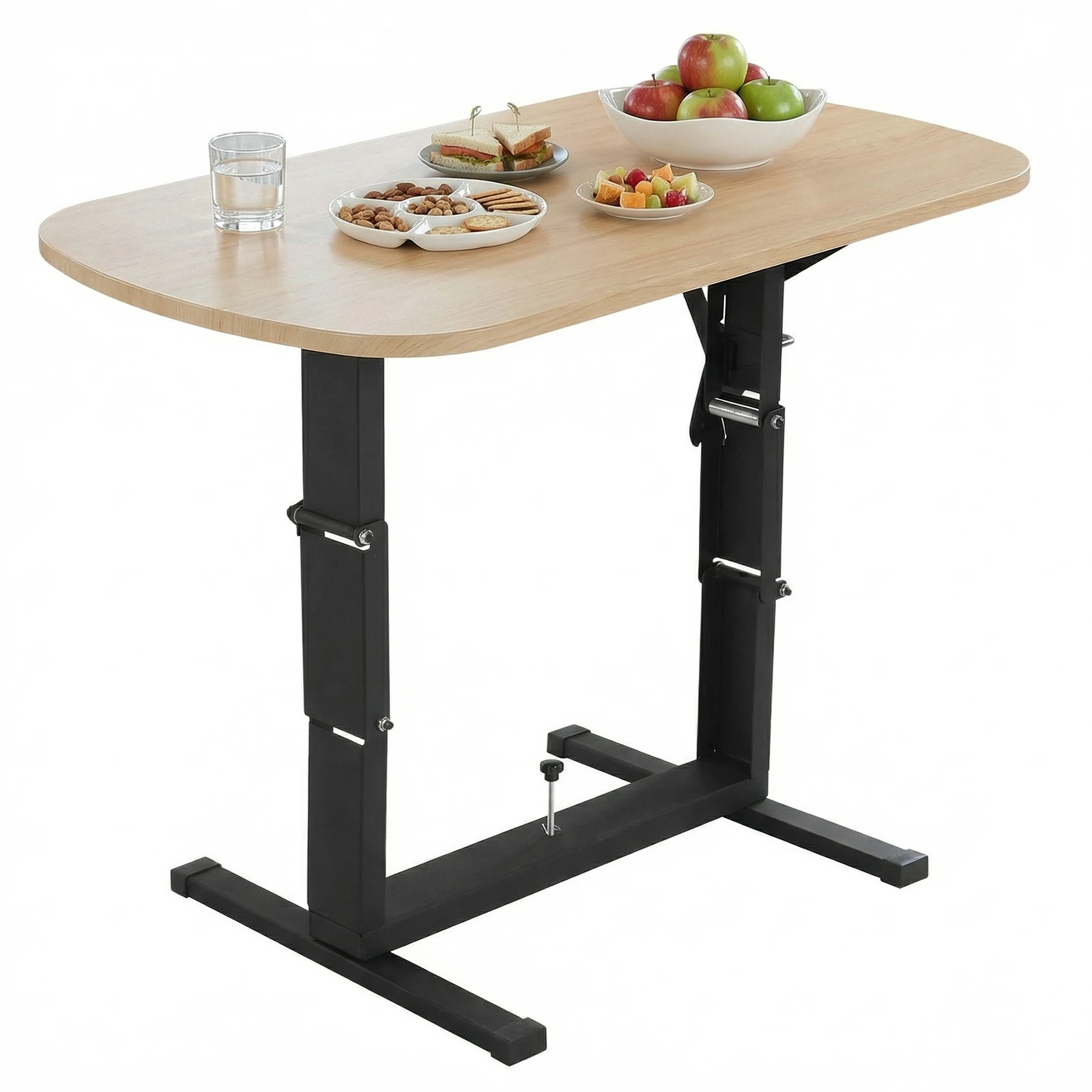 

RV-Specific Folding Table Frame Easy Install Iron Foldable Tables Frames Desk Stand Lifting Legs for RV Camper Dining Desks Base