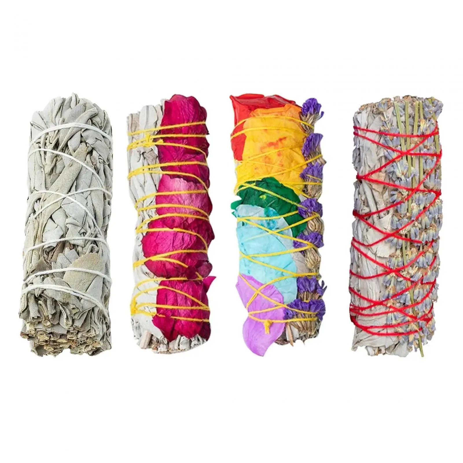 White SAGE Smudge Sticks White SAGE Fragrant 3.5 inch Stick Smudging Kit SAGE Smudge Kit for Home Cleansing Meditation Blessing