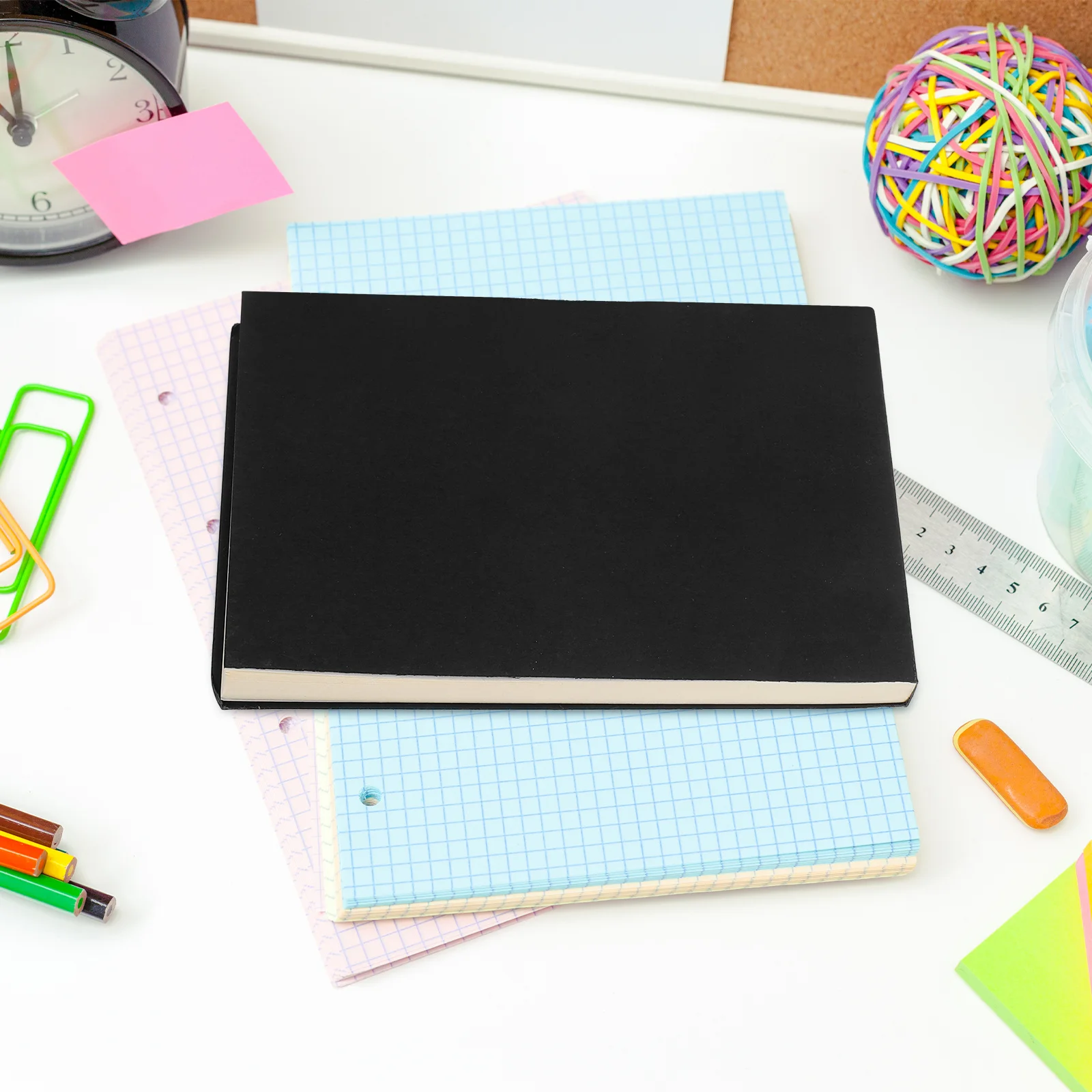 

5Pcs Blank Thickened Notepads Mini Pocket Notebooks Portable Writing Pads Smooth Paper Office Supplies Ideal for Notes Sketches