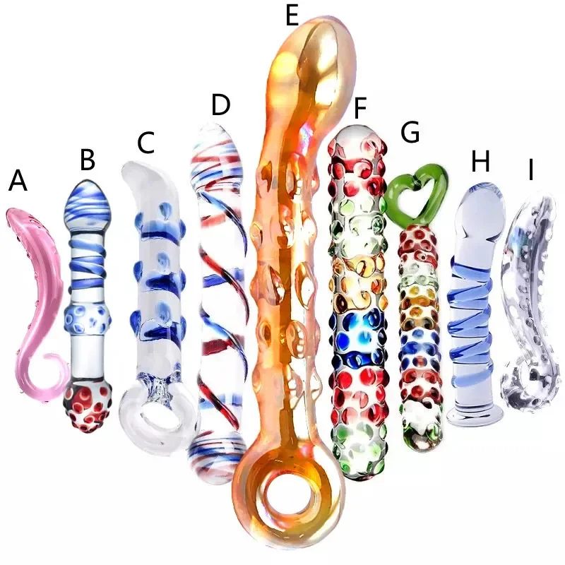 الحمار جهاز تدليك للبروستاتا الزجاج دسار كريستال قضبان اصطناعية واقعية الكبار الشرج بعقب ألعاب جنسية للنساء G-بقعة الاستمناء #2