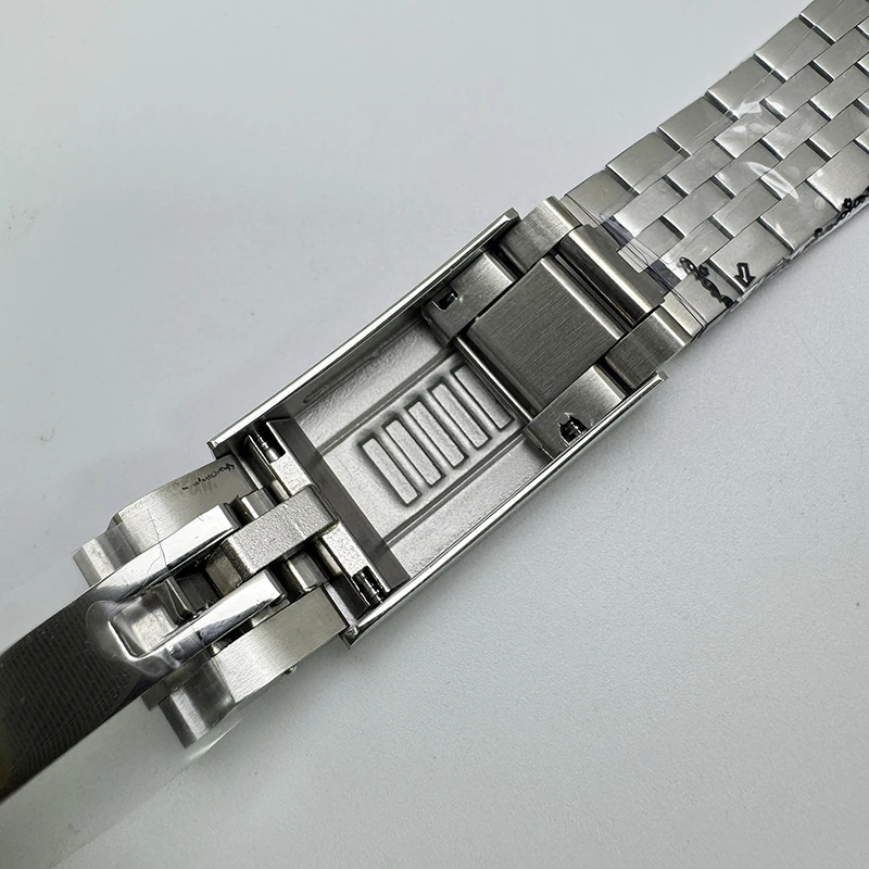 أويستر/اليوبيل سوار فضي Soild Steel 20 مللي متر عرض إعلان مشبك معصمه لـ Datejust SUB GMT NH35 حافظة ساعة 36/40 مللي متر