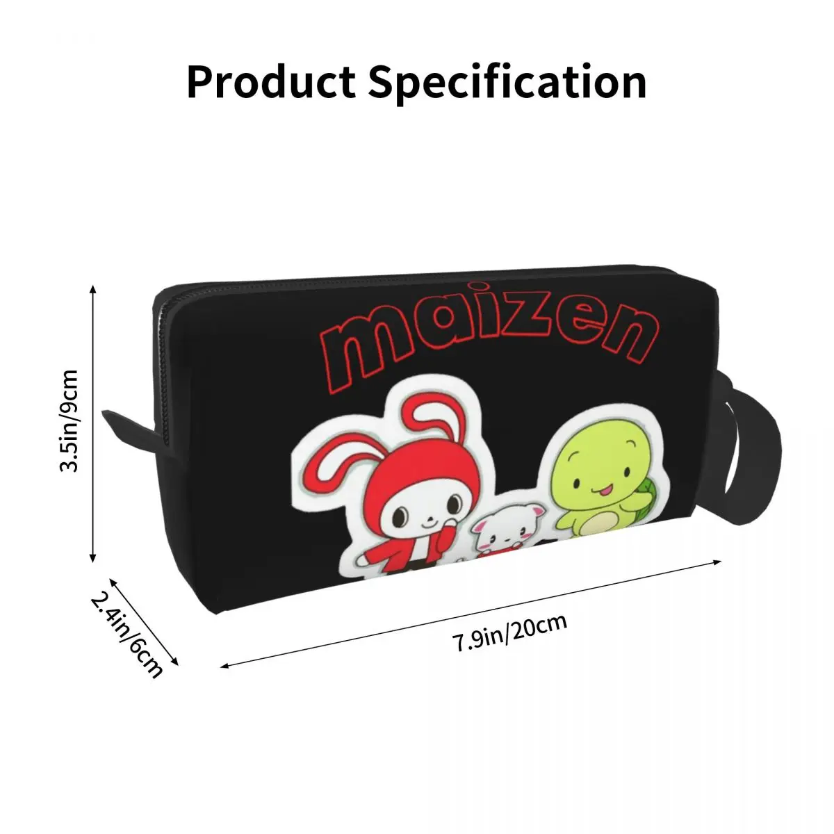 JJ MIKEY MAIZEN مقلمة للأطفال هدايا صندوق القلم حقيبة أقلام رصاص لوازم مكتبية السفر النساء حقيبة مستحضرات التجميل المنظم الحقيبة