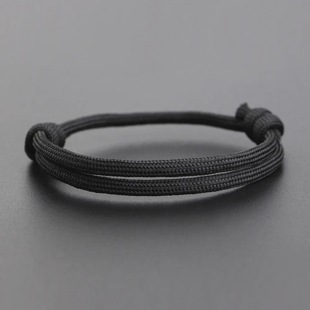 12 colors Minimalist Rope Bracelets Men Women Handmade Adjustable black Bracelet Couple Braclet Best Friend Gift