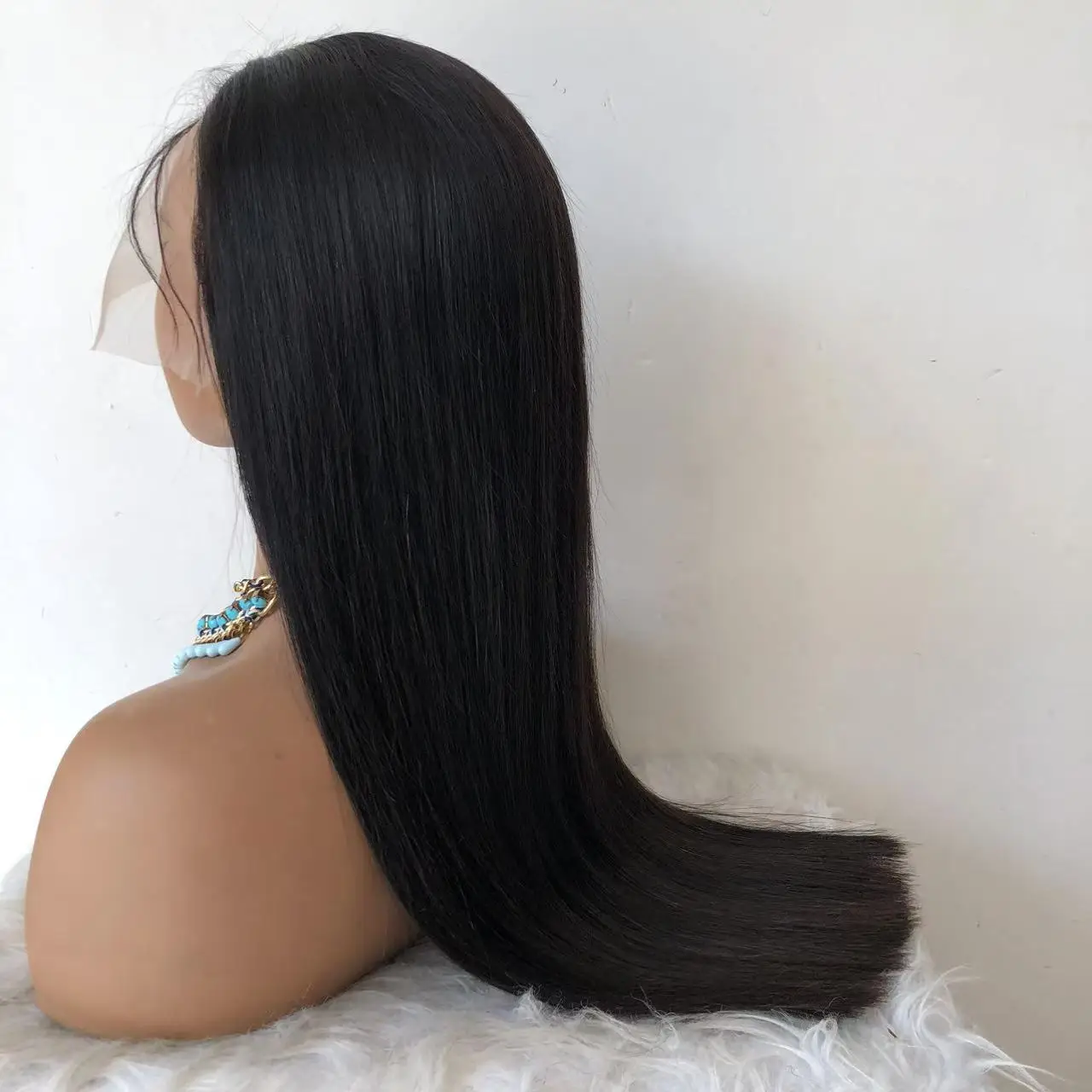 Miss Rola Straight Lace Front BOB Wigs Brazilian Double Drawn Lace Front Human Hair Wigs Preplucked Bone Straight Wig For Woman