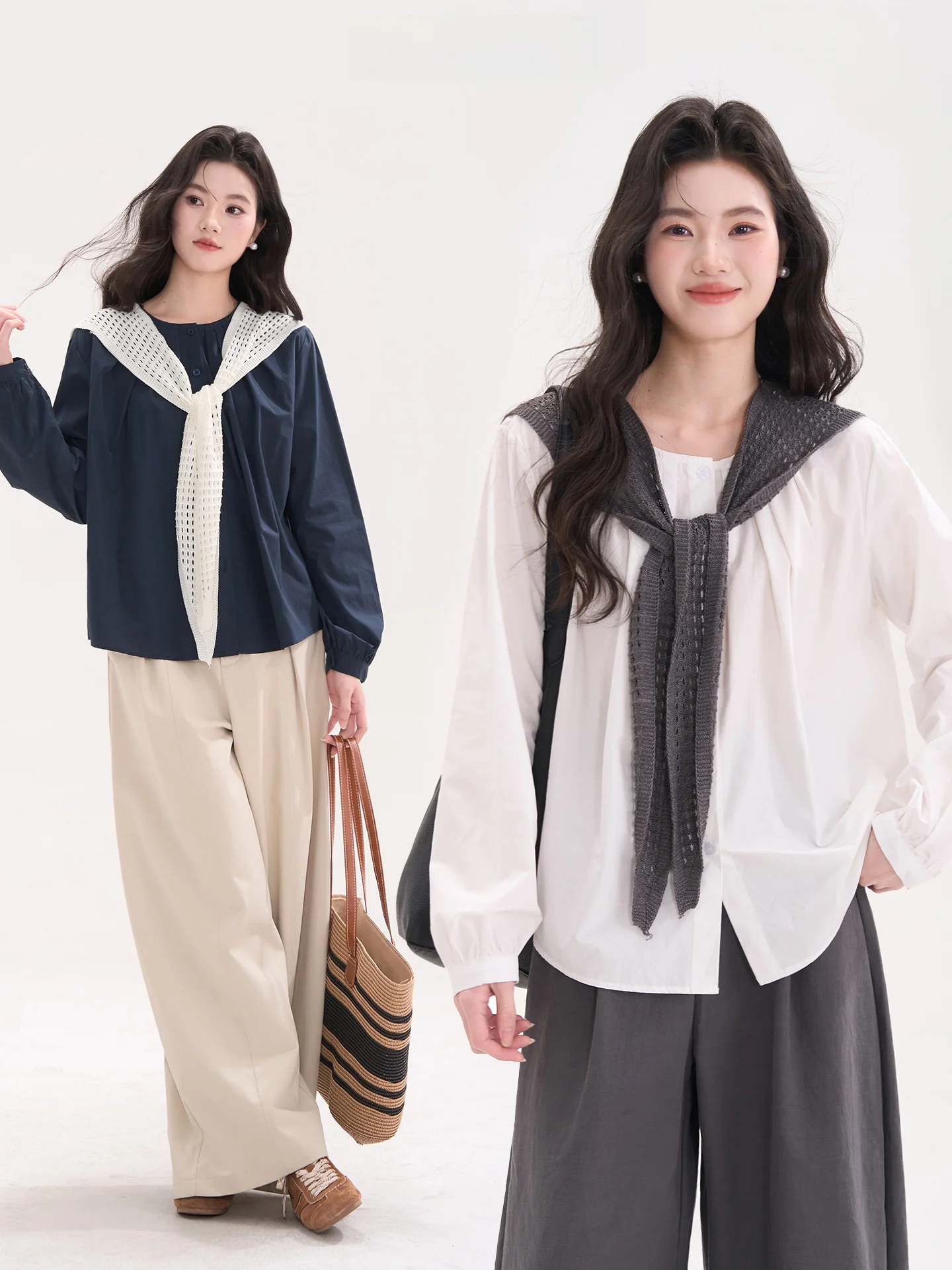 

Вязаная ажурная кофта с длинными рукавами и круглым вырезом, женская, весенняя, с цветочным узором и дизайном в виде окна, повседневная, для работы и отдыха.