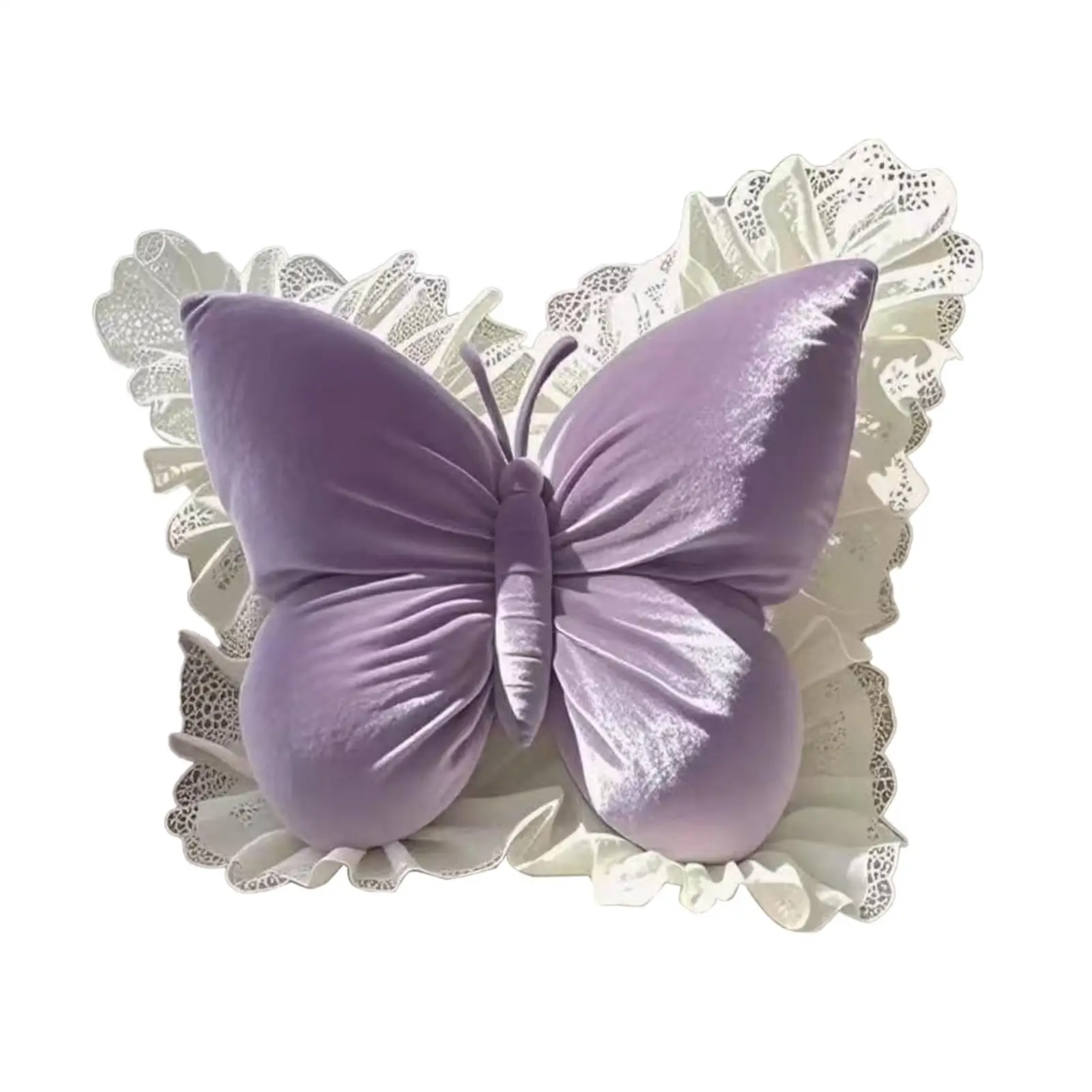 Butterfly Throw Pillow Large Body Cushion Supportive Seat Pad for Sofa Bed Lounge Indoor Room Decor