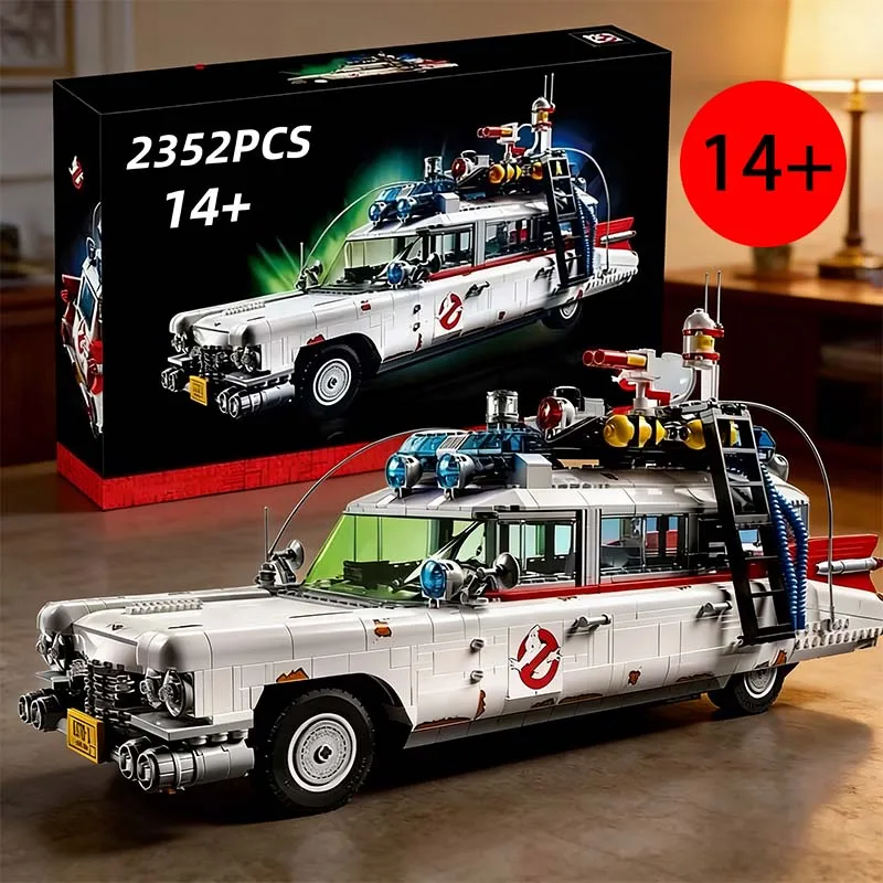 

2352PCS Ghostbusters Ecto-1 MOC Building Blocks Car Model DIY Bricks Kit Display Toys for Kids Adults Halloween Christmas Gift