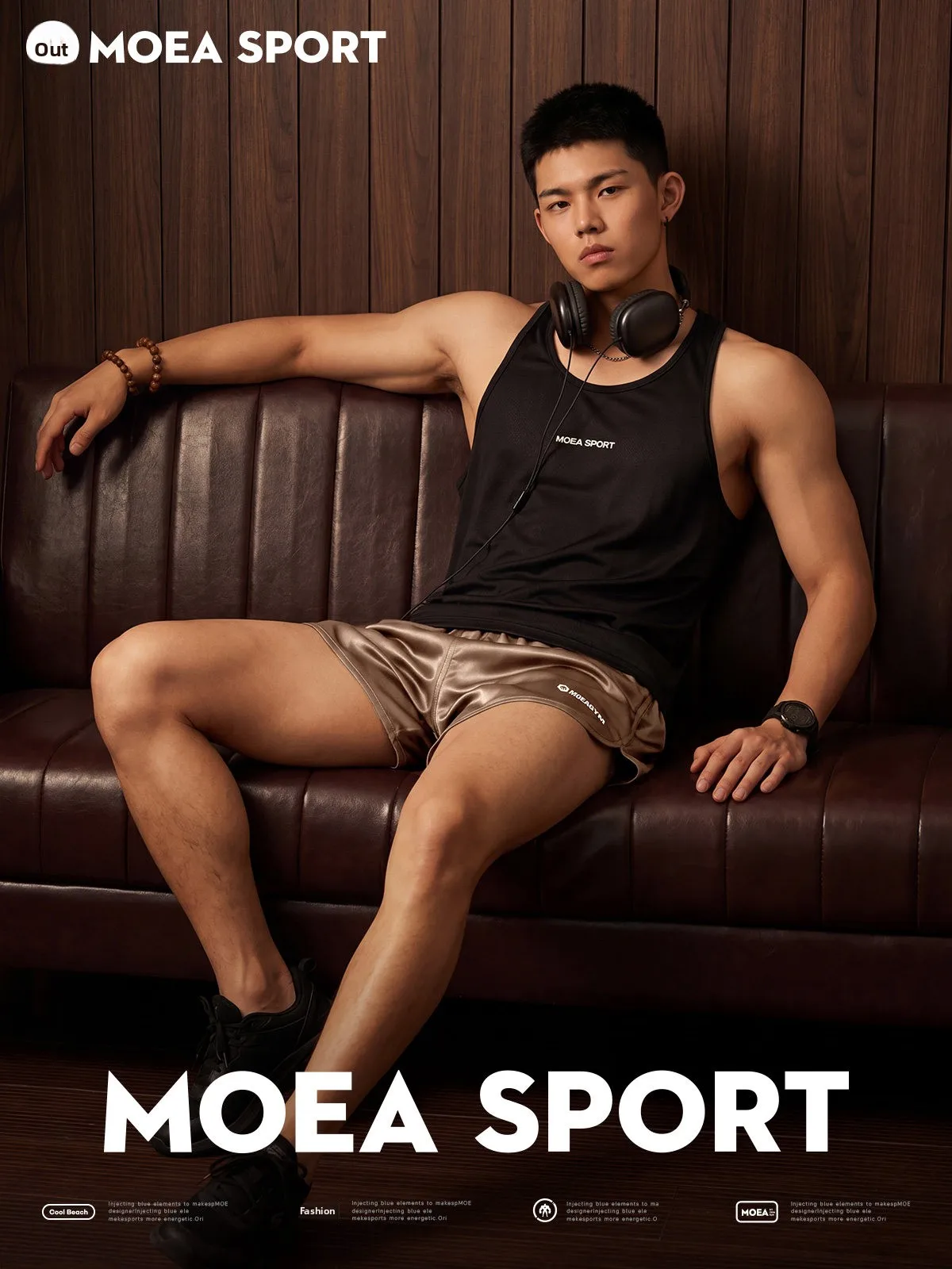 Men's Ice Silk Satin Short Pants Quick Dry Breathable Fitness Two-Part Sports Shorts Home Arro Pants Running Clothing