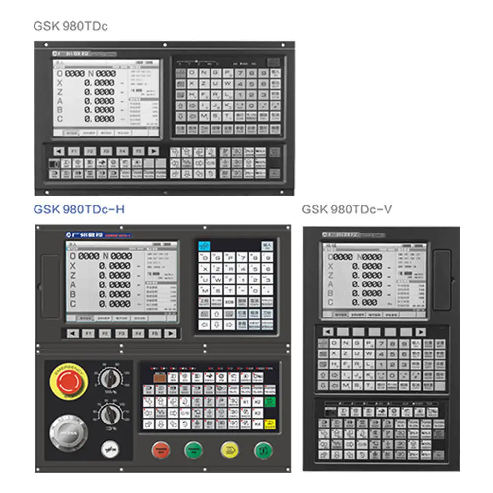 Controlador CNC GSK 980TDc de alta calidad, Kit de sistema de torno de 2-5 ejes, controladores lógicos programables PLC