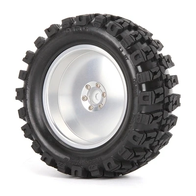 D1RC 1/10 Super Grip  3.2 Inch Thick Tires With Foams For 1/10 Rc Crawler