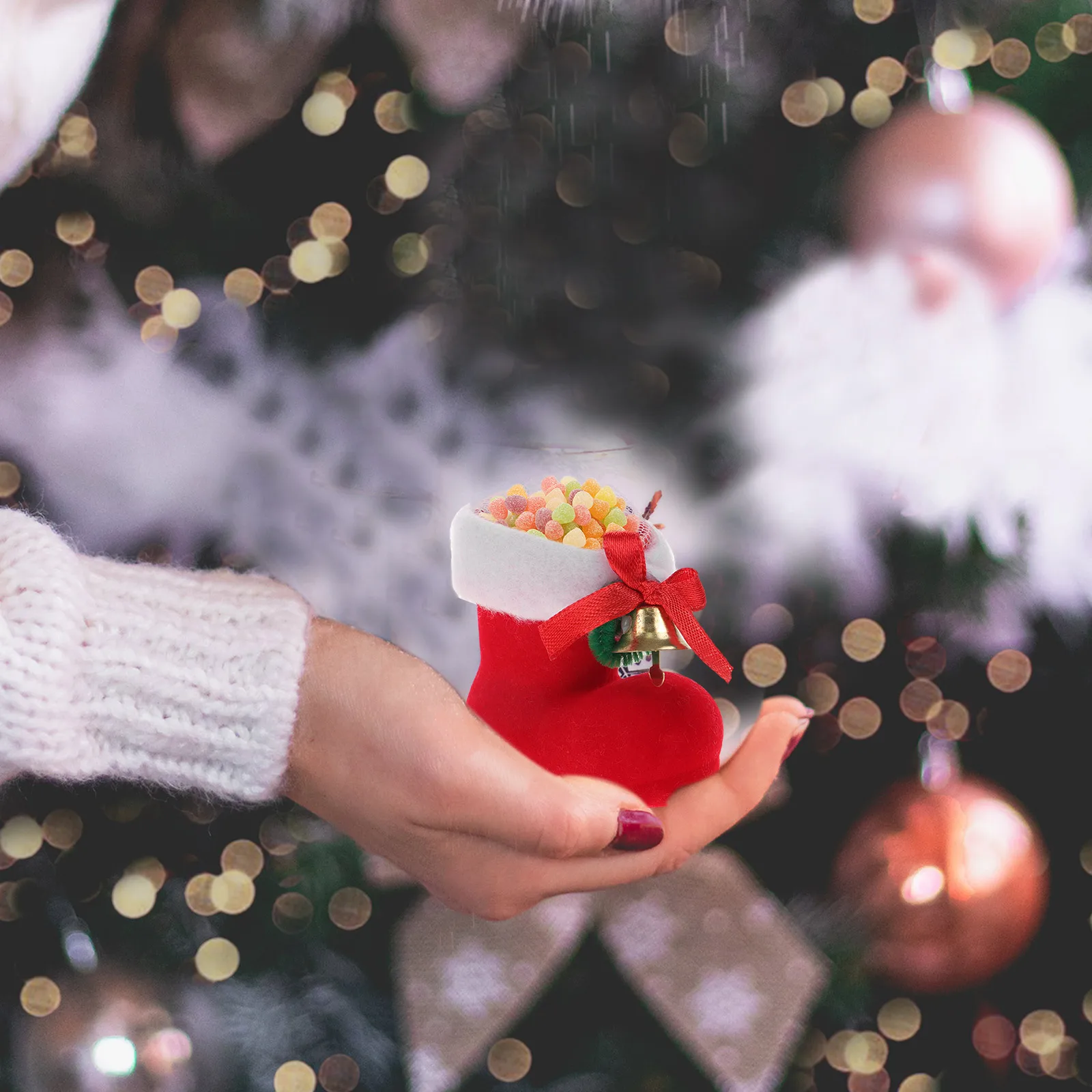 

Christms Boots Candy Shoes for Christmas Decoration Pendant Supplies Hanging Ornament