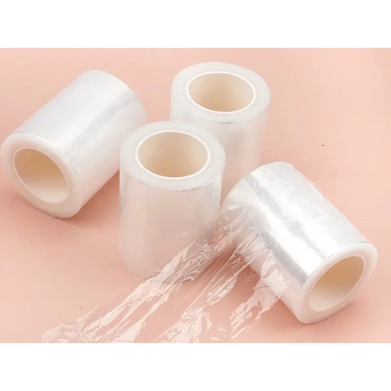 1 ロール 200 メートルプラスチックラップ目用防腐フィルムラッシュリムーバークリアつけまつげエクステンション永久女性メイクツール