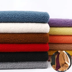 45X50cm Thickened Lamb Fleece Fabric Clothing Wool Lining Coral Fleece Plush Shoes Caps Warm Lining Coat Doll Fabric TJ8548