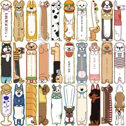 30/60PCS Read Puppy Themed Bookmarks Posters Laptop Decorative Gifts DIY Scrapbooking Waterproof Aesthetic Sticker Bookmark 