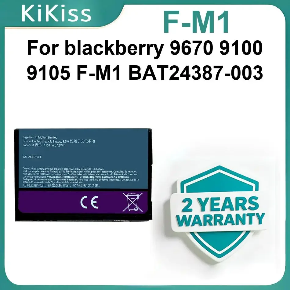

Mobile Phone Battery F-M1 For Blackberry 9670 9100 9105 BAT24387-003 Powerful Batteries