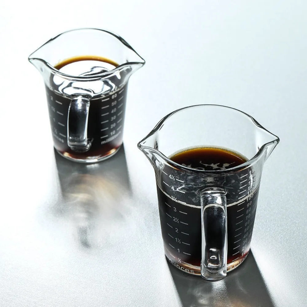 Coffee And Milk Cup Small Measuring Cup With Mini Scale,Glass Measuring Cup,Espresso Measuring Cup,Shot Glass