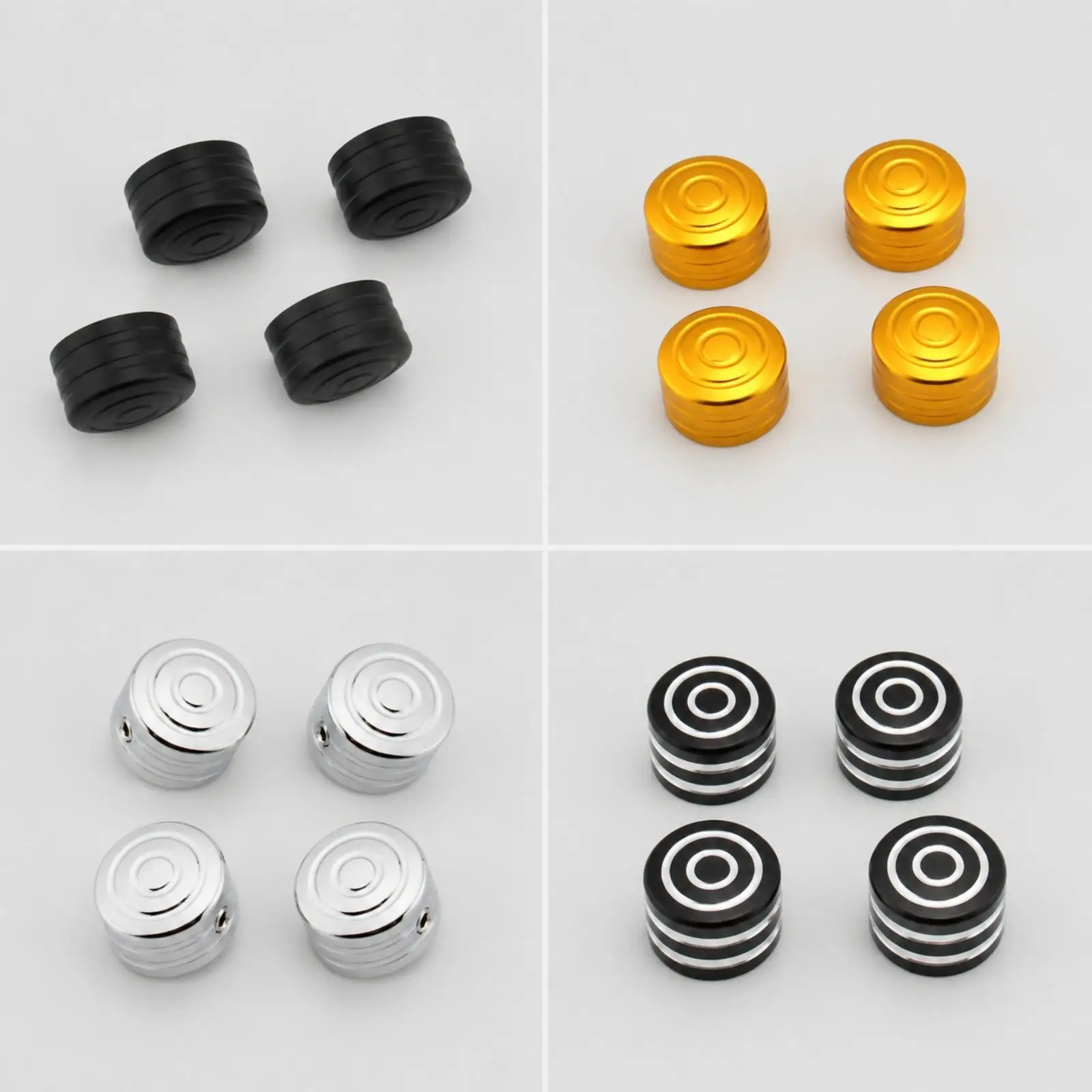 Custom Cafe Style Engine Bolt Cover for Victory Classic Cruiser T120 T-100 Bobber Black Motorcycle