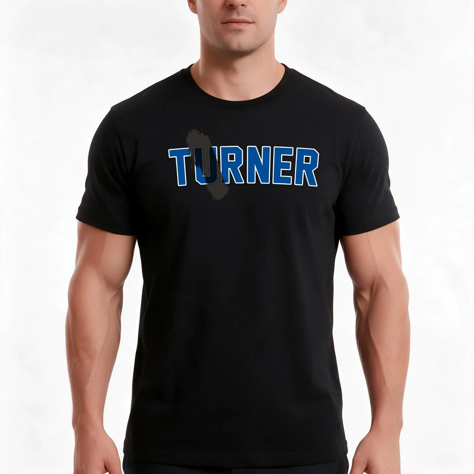 Turner Tar T-Shirt, Summer Casual Cotton Tee, Oversized Streetwear Tops, Vintage Graphic Print, Loose Fit Short Sleeve
