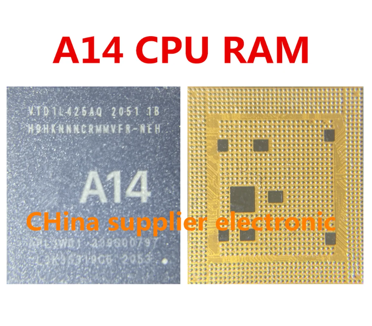 A14 CPU + RAM para iPhone 12, 12Pro, 12Pro Max, 12Mini, RAM Superior, Capa de Camada Inferior IC