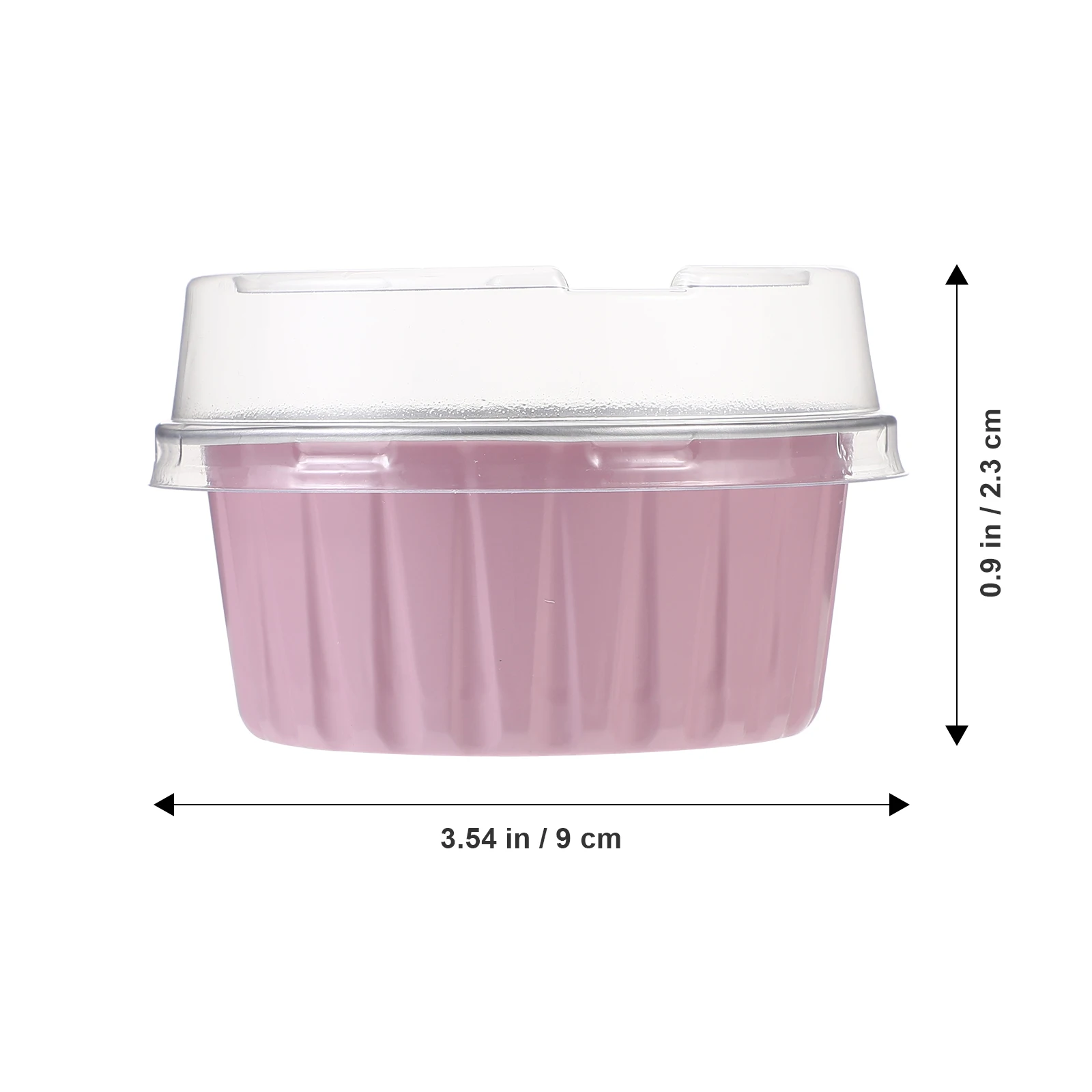 

50pcs Tin Foil Bowl Box Aluminum Cake Baking Cups Cupcake Muffin Pans Bread Boxes Lids Microwave Air Fryer Oven Heat Resistant