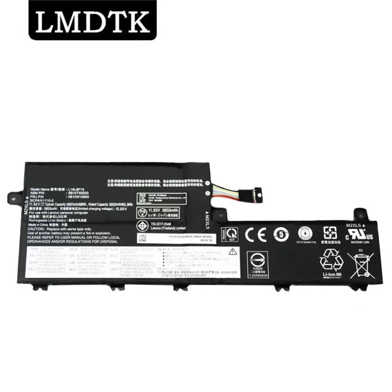 

LMDTK Новый L19L6P72 L19C6P72 Аккумулятор для ноутбука Lenovo ThinkPad P15V Gen 1 11,55 V 68WH