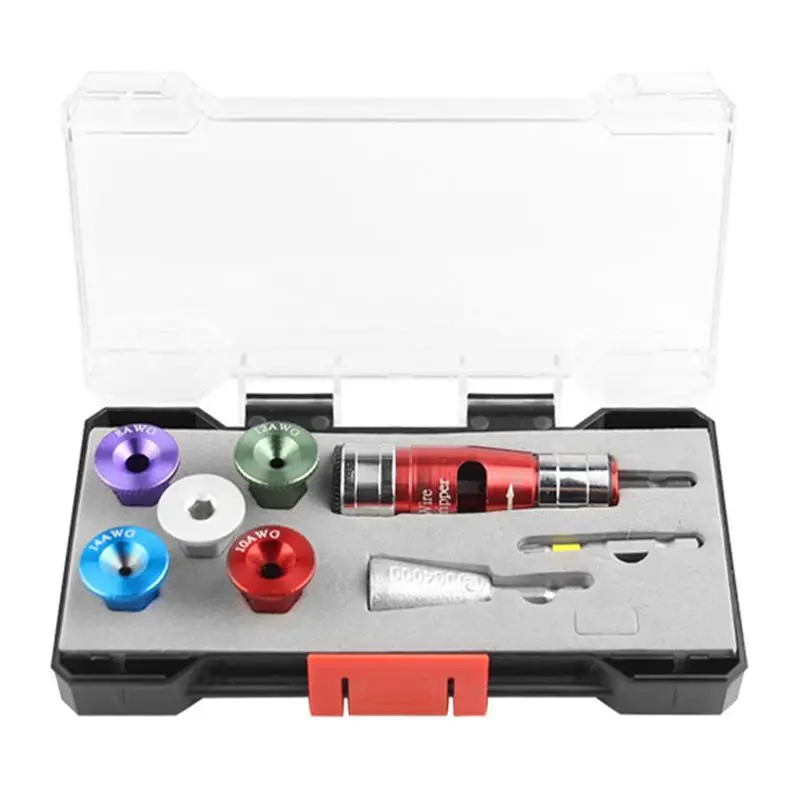 Happy New- Wire Stripper For Electric Drill, Suitable For 6/8/10/12/14 AWG, For Hard And Soft Wires, Includes Twisting Tool