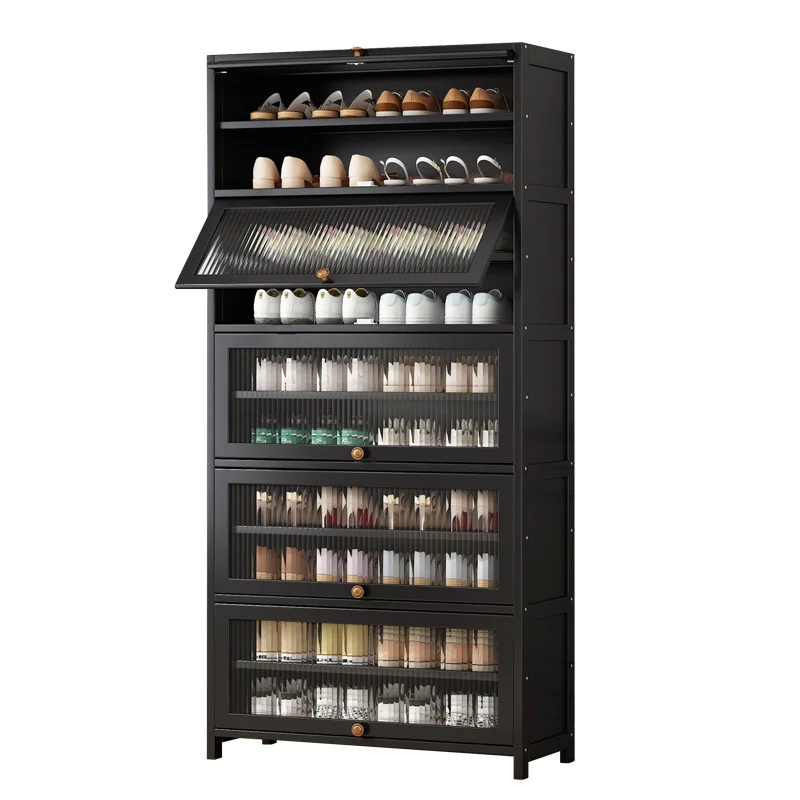 玄関の靴箱-防塵・大容量多層シンプル靴箱収納キャビネット