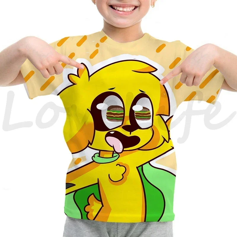 Summer 3D Mikecrack T Shirt Cartoon Kids T-shirt Short Sleeve Tshirt Children Clothes Boys Girl Anime Compadretes Tops Tees gift