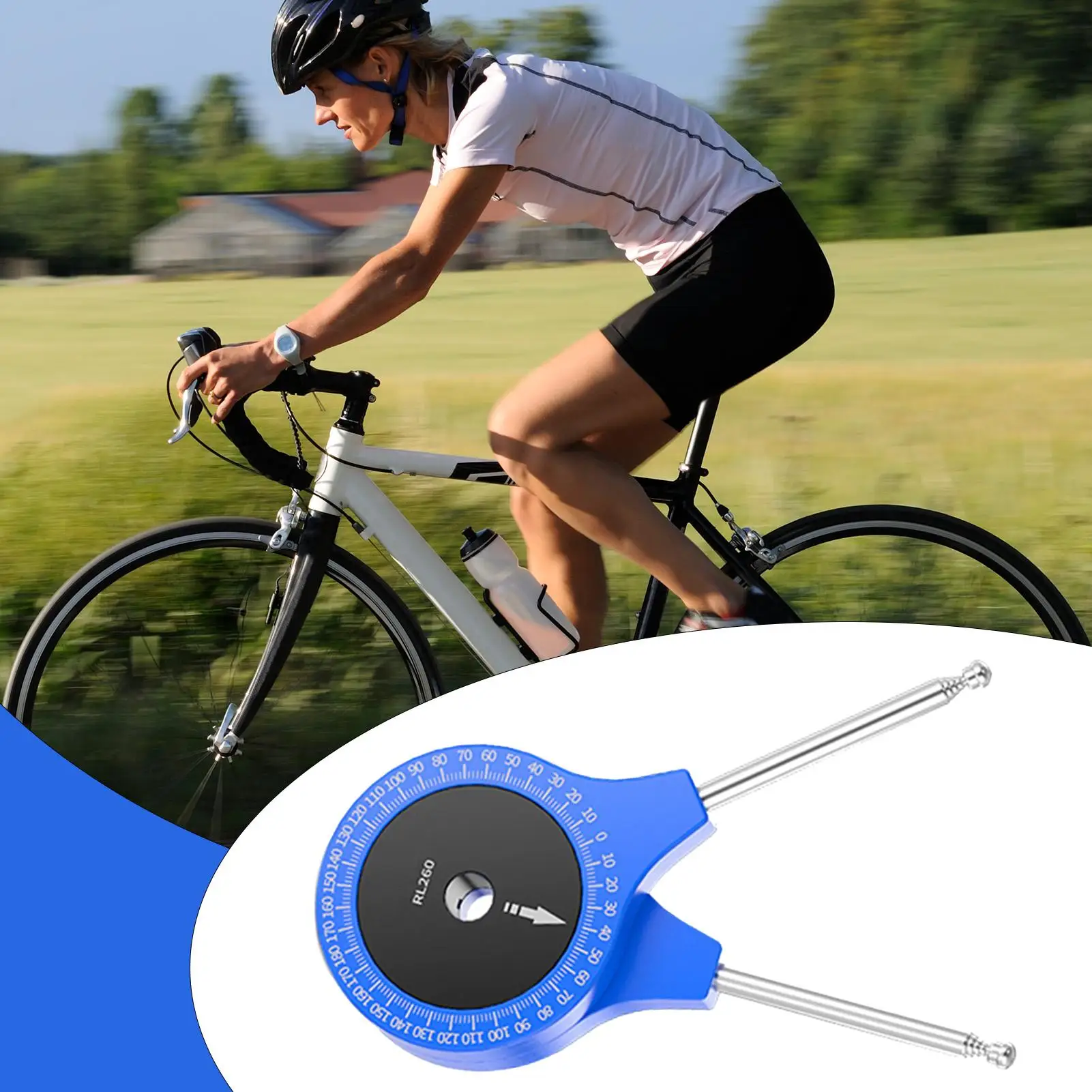 Road Riding Joint Angle Measuring Instrument, Knee Flexion Angle Finder, Multifunctional Joint Protractor, Practical Tool