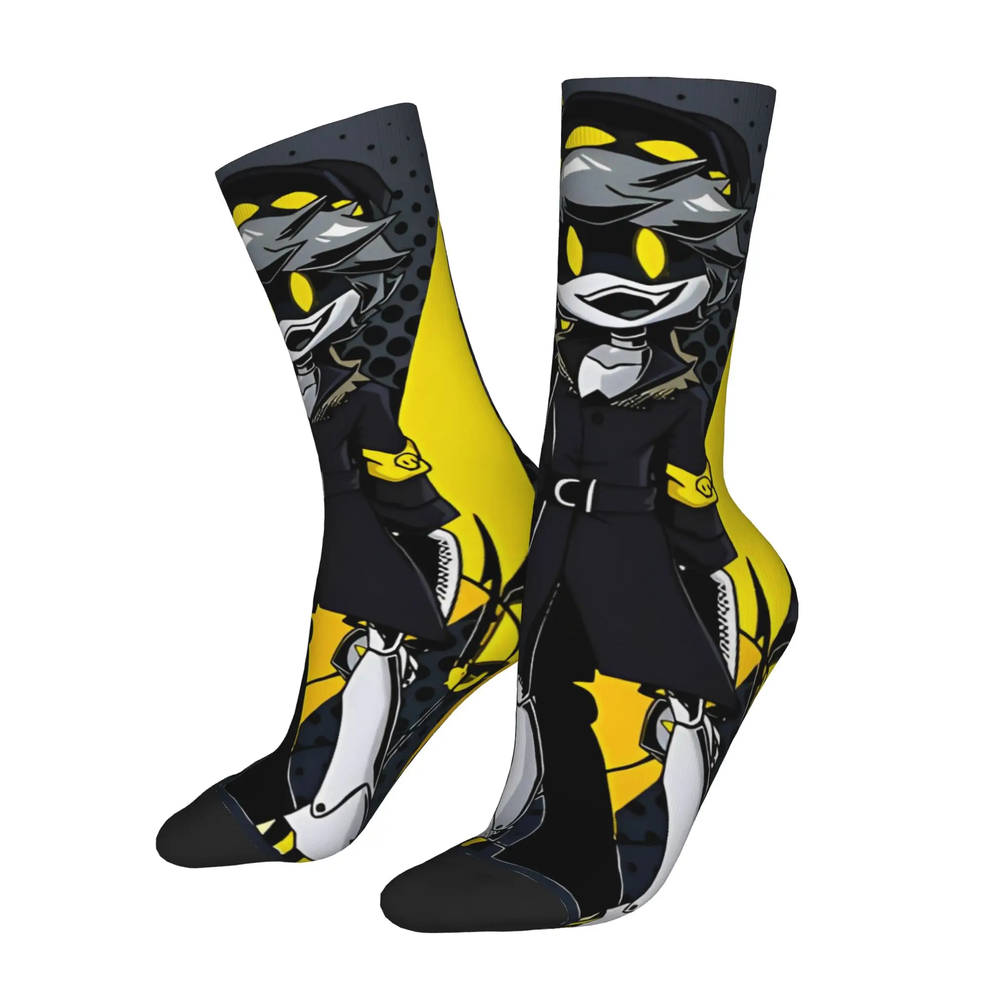 Cool Murder Drones Uzi Doorman Chaussettes de sport en polyester pour femmes et hommes, absorbant la transpiration