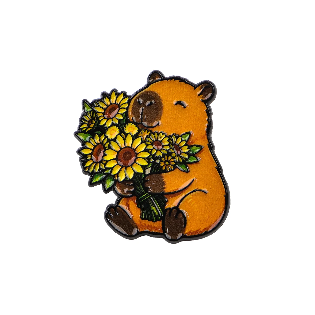 Cute Animal Enamel Pin Cartoon Cat Badge On Backpack Lapel Pins Panda Brooches for Jackets Cosplay Accessories Gift Toys - view 2