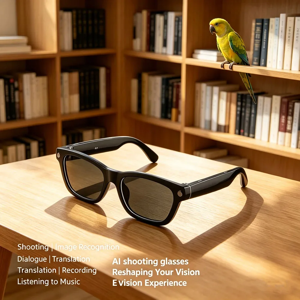 

8MP HD Camera 4K Shooting AI Smart Sunglasses AI Translation Bluetooth Call Recording Music Playback