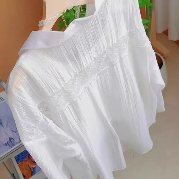 

Summer New Women's Sun Protection irt Lightweight Long Sve Loose Slimming Outerwear Top Korean Sle Commute Wind