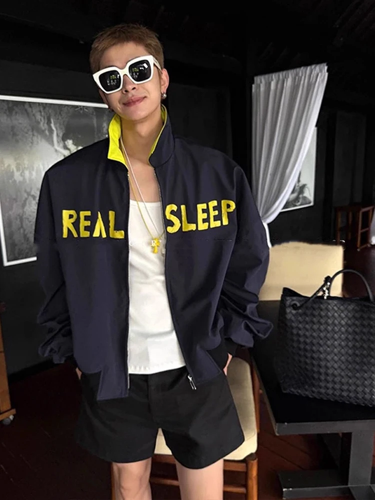 

Американский цвет Blo ort Flight Jaet, мужская осенняя одежда Haome, высококачественная бейсбольная одежда с воротником-стойкой, повседневная верхняя одежда