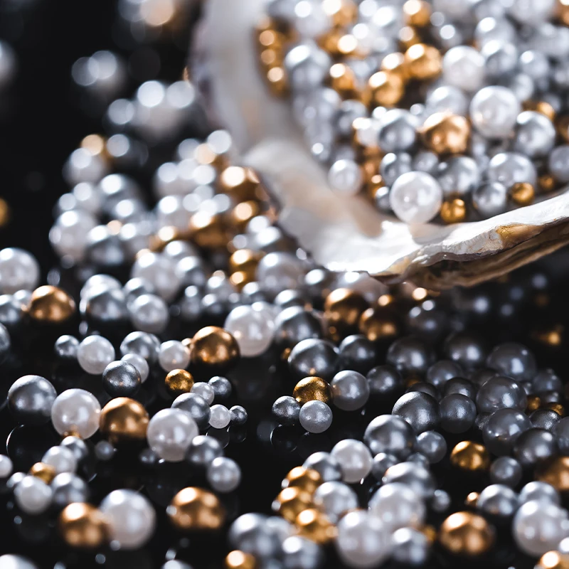 Mix Round Colorful Pearls Beads 3D Nail Art Charms Macaroon Nail Jewelry Manicure Craft Pearl Rhinestones Accessories Decoration