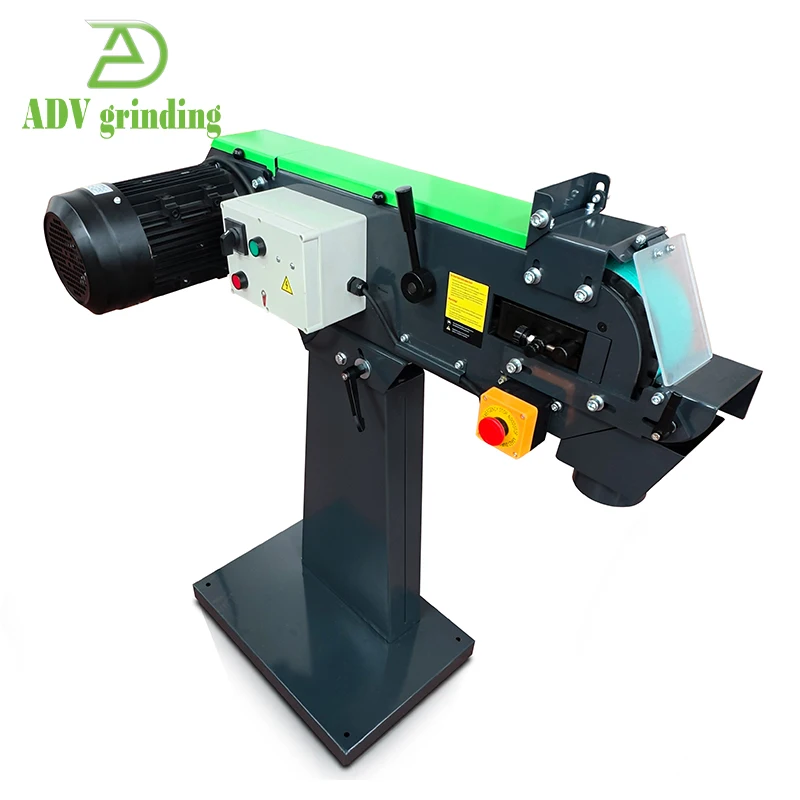 45° Rotatable Head Belt Grinder 3KW Power 75x2000mm 3x80inch Belt for Multi-Angle Metal Polishing