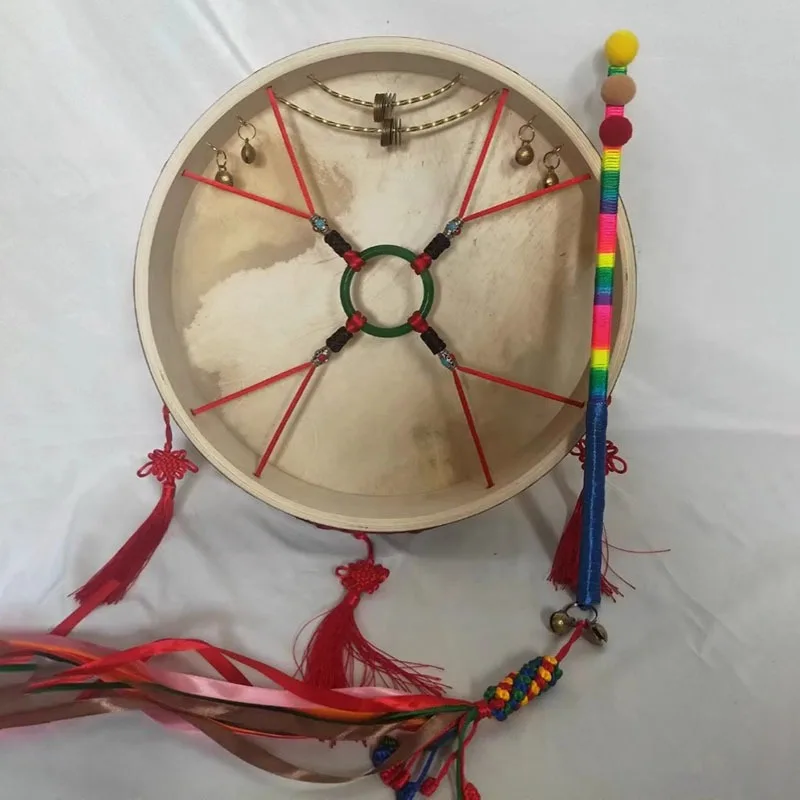 Professional Meditation Shaman Drums Handmade Sheepskin Shaman Drum Beginners Hand Drums Sound Healing Percussion Instruments
