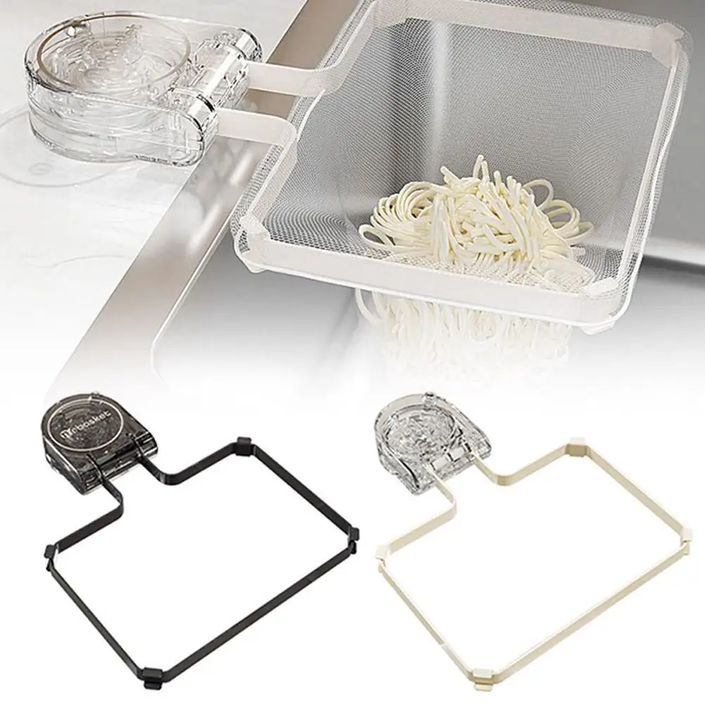 Suction Cup Kitchen Sink Filter With 50pcs Filter Net Multi-function Drain Basket Kitchen Food Vegetable Drainer Basket Holder