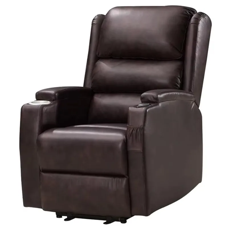 

Горячая распродажа: Современный дизайн, кресло для домашнего кинотеатра, синтетическая кожа, раскладной деревянный каркас, электрический реклайнер, диван-кресло для кинотеатра